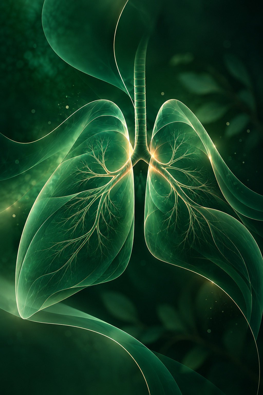 Green lung illustration